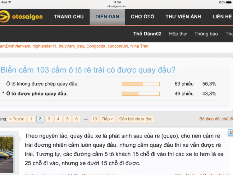 Cập nhật kiếm thức: biển cấm ô tô rẽ trái có được quay đầu?