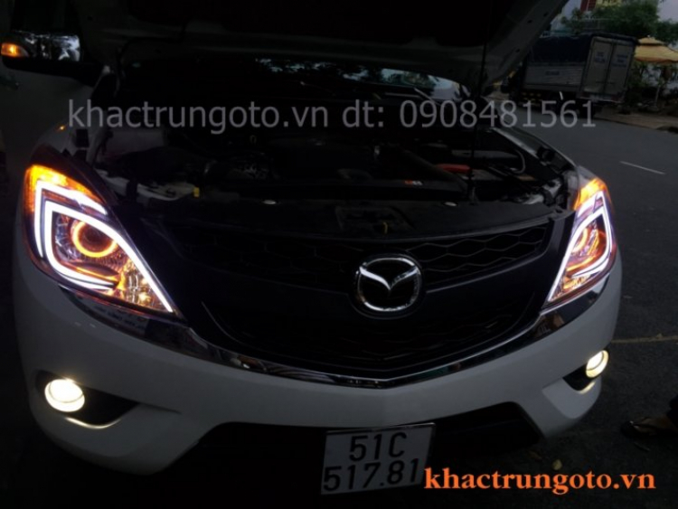 Độ bi xenon cho BT50