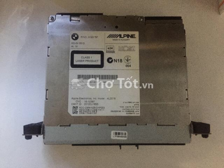 Thanh lý màn hình và đầu cd 640i f12