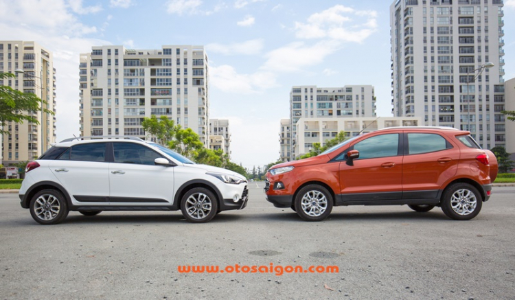 So sánh Ford EcoSport và Hyundai i20 Active: ai "ngon" hơn ai ?