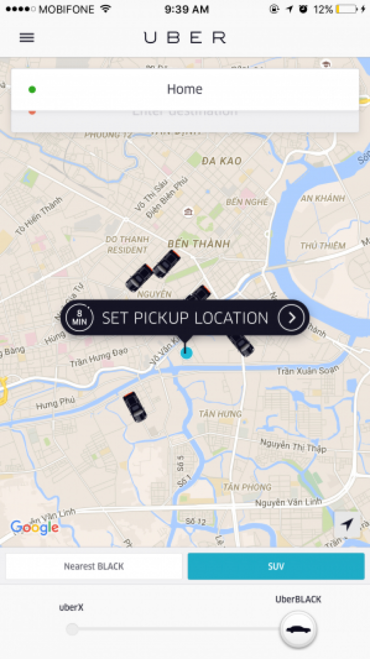 Hướng dẫn sử dụng taxi Uber từ A->Z