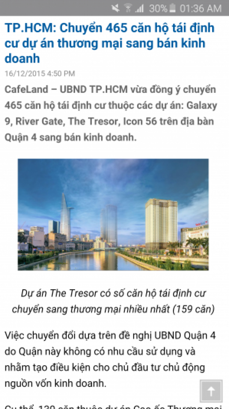 Có cụ nào mua The GoldView - Quận 4 chưa?