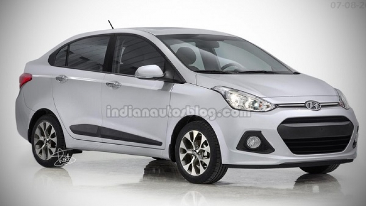 Sắp có Hyundai Grand i10 bản sedan ?