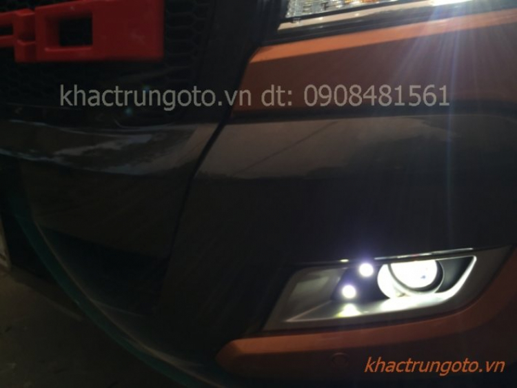 Về việc độ đèn xe WildTrak mới 2016