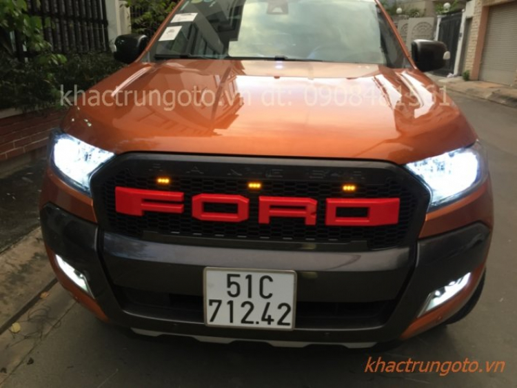 Về việc độ đèn xe WildTrak mới 2016