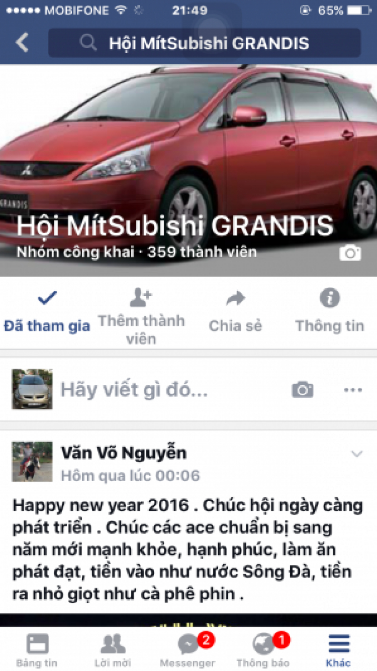 Mitsubishi Grandis - Tổng hợp bài viết về Grandis: giao lưu, chia sẻ