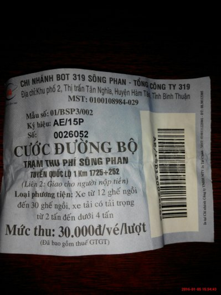 tăng phí tram Sông Phan