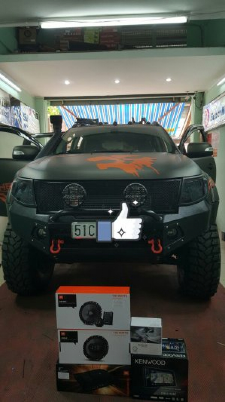 Cách âm toàn bộ cho Ranger Wildtrak 3.2 -2015 và nâng cấp nhẹ cho âm thanh.