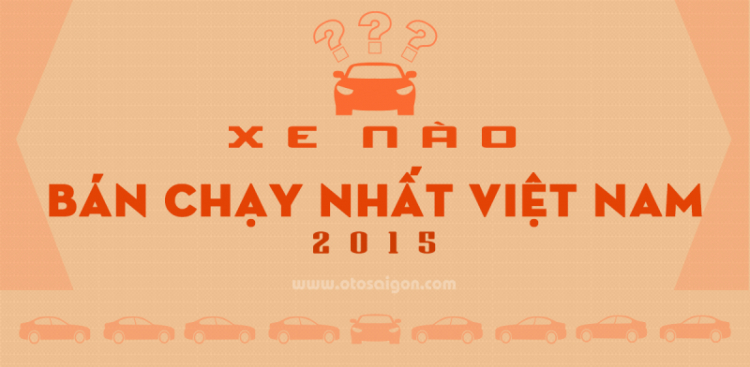 [Infographic] Xe nào bán chạy nhất Việt Nam năm 2015?