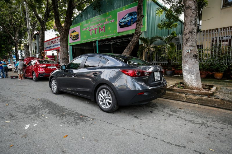 Quá trình nâng cấp và độ mazda 3 all new của Thần đèn .