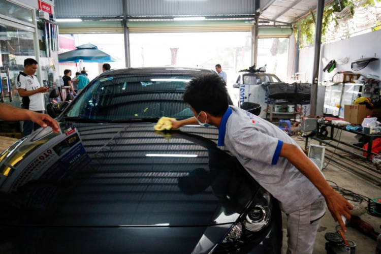 Quá trình nâng cấp và độ mazda 3 all new của Thần đèn . Quá trình nâng cấp và độ mazda 3 all new của Thần đèn .