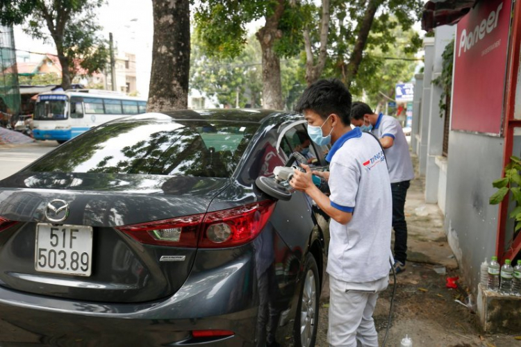 Quá trình nâng cấp và độ mazda 3 all new của Thần đèn .