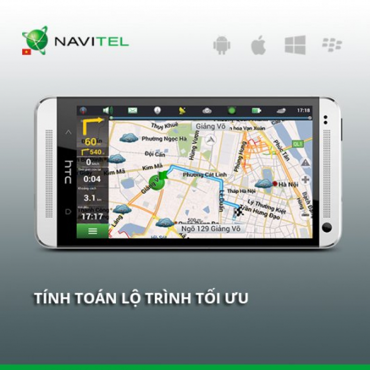 Tải và sử dụng phần mềm dẫn đường Navitel