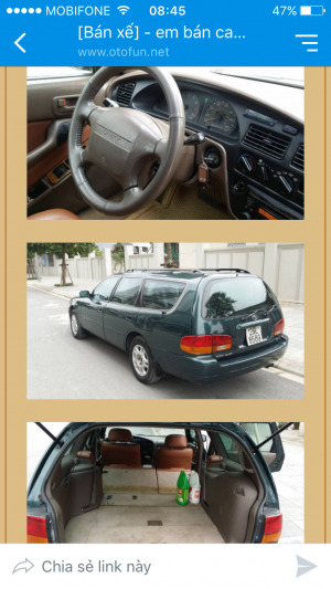 Camry: Trao đổi kinh nghiệm sửa chữa, phụ tùng Camry 8X 9X 0X (Đời 86 đến 2000) Camry: Trao đổi kinh nghiệm sửa chữa, phụ tùng Camry 8X 9X 0X (Đời 86 đến 2000)