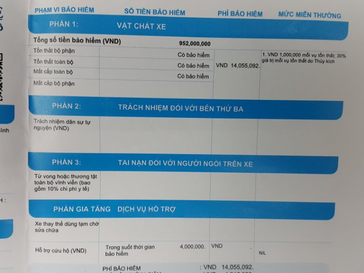 Chào giá bảo hiểm PVI Chào giá bảo hiểm PVI