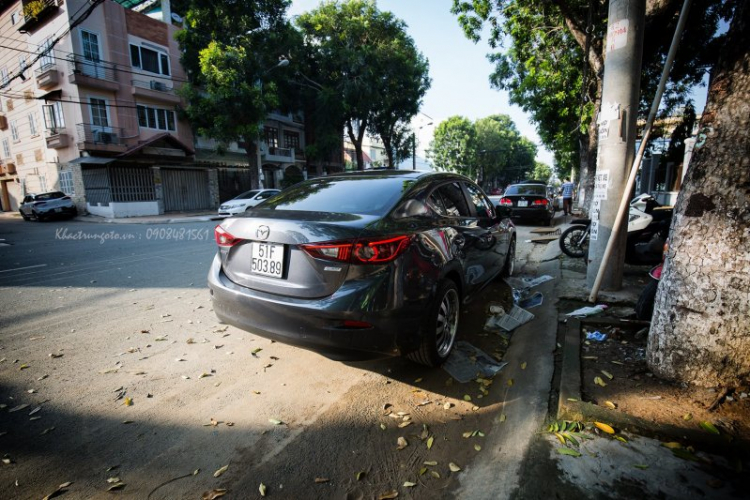 Quá trình nâng cấp Mazda3 của Thần Đèn tại khactrungoto.