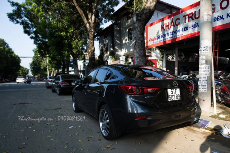 Quá trình nâng cấp Mazda3 của Thần Đèn tại khactrungoto.