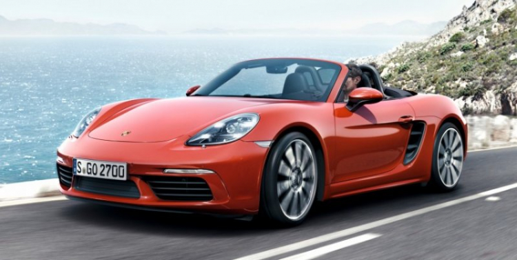 Porsche 718 Boxster chính thức lộ diện