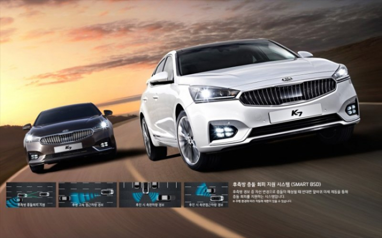 Kia K7 2016 chính thức lộ diện qua video mới