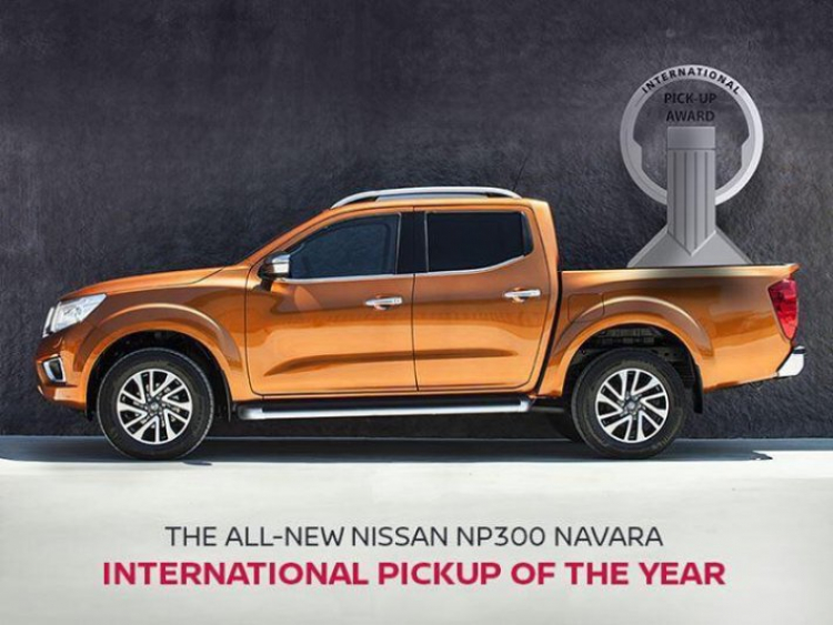 Nissan NP300 Navara đạt danh hiệu “chiếc pick-up của năm 2016”