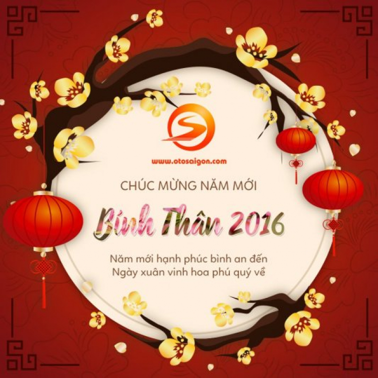 Chúc Mừng Năm Mới - Xuân Bính Thân 2016!