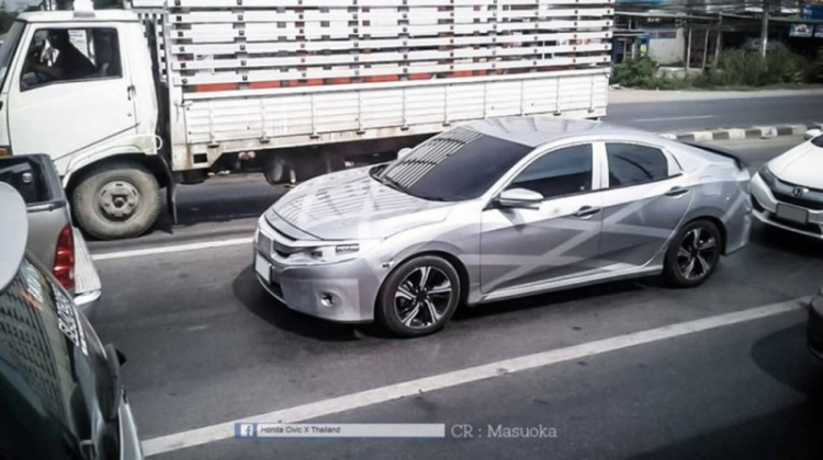 Honda Civic 2016 lộ diện tại khu vực Đông Nam Á