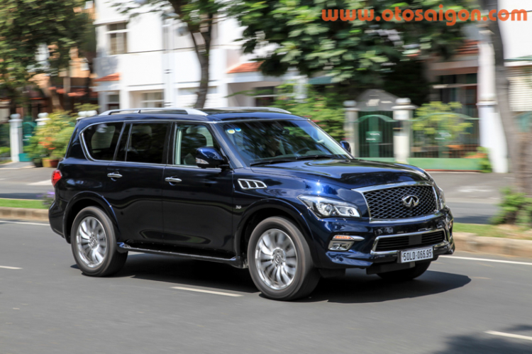 Đánh giá Infiniti QX80 2016: Lực lưỡng – sang trọng Đánh giá Infiniti QX80 2016: Lực lưỡng – sang trọng