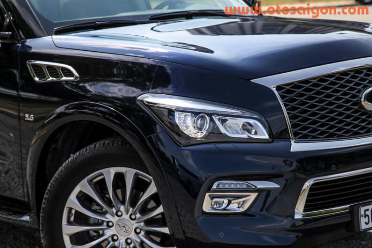 Đánh giá Infiniti QX80 2016: Lực lưỡng – sang trọng Đánh giá Infiniti QX80 2016: Lực lưỡng – sang trọng