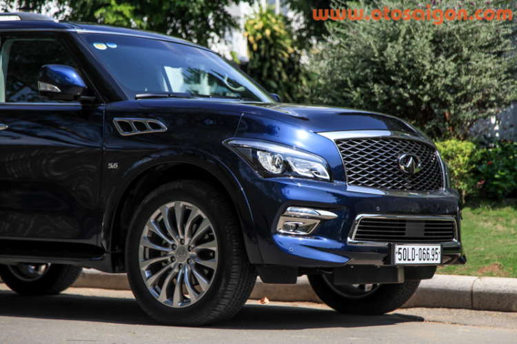 Đánh giá Infiniti QX80 2016: Lực lưỡng – sang trọng Đánh giá Infiniti QX80 2016: Lực lưỡng – sang trọng