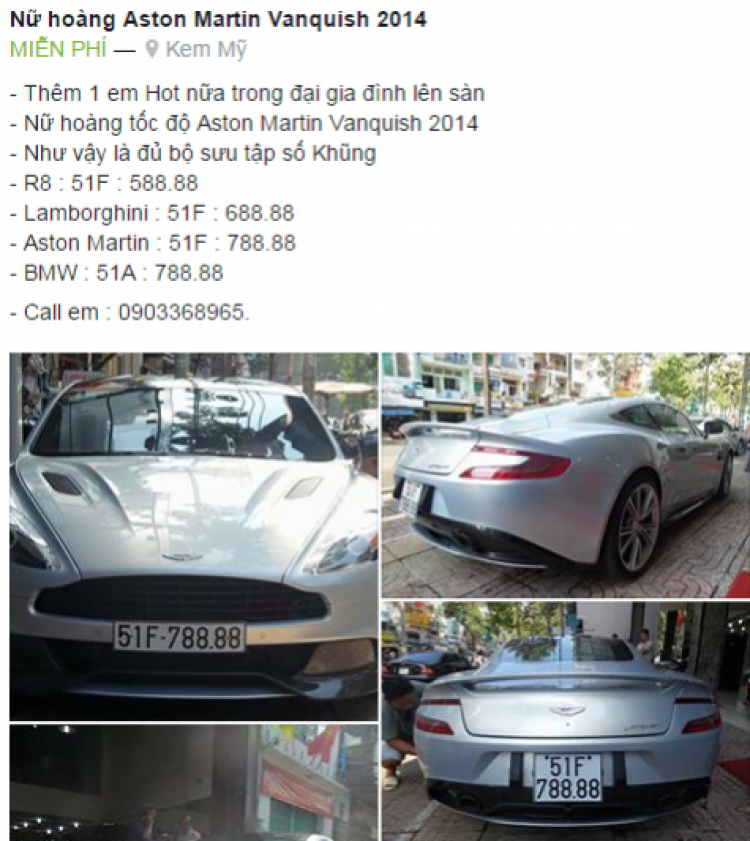 Xe "cùi" mà biển khủng quá