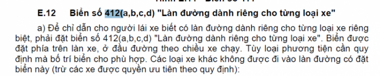 Thắc mắc về biển 412