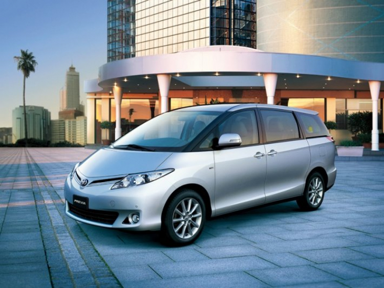 Toyota Previa thế hệ mới chính thức xuất hiện