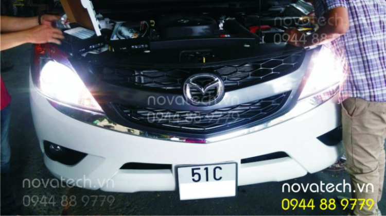 Tất tần tật liên quan đến các giải pháp tăng sáng và LED trang trí cho Mazda 2, 3, 6, CX5, CX9, BT50