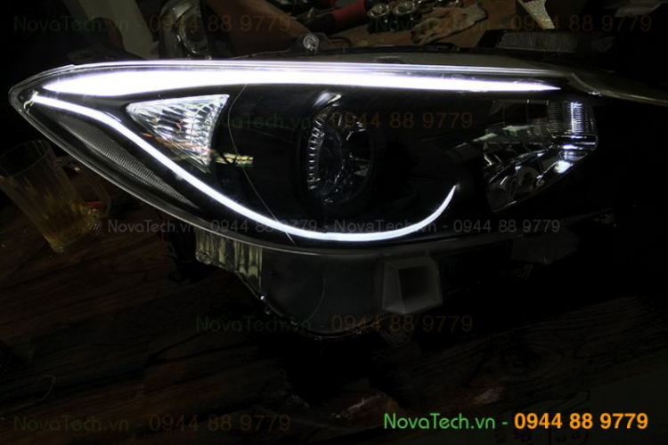 Hình ảnh xe ô tô độ LED Bi Beam, Bi LED, Bi Xenon Philips, Osram siêu sáng, độ Mí LED, Angel Eyes Hình ảnh xe ô tô độ LED Bi Beam, Bi LED, Bi Xenon Philips, Osram siêu sáng, độ Mí LED, Angel Eyes