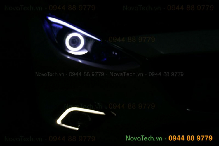 Hình ảnh xe ô tô độ LED Bi Beam, Bi LED, Bi Xenon Philips, Osram siêu sáng, độ Mí LED, Angel Eyes Hình ảnh xe ô tô độ LED Bi Beam, Bi LED, Bi Xenon Philips, Osram siêu sáng, độ Mí LED, Angel Eyes