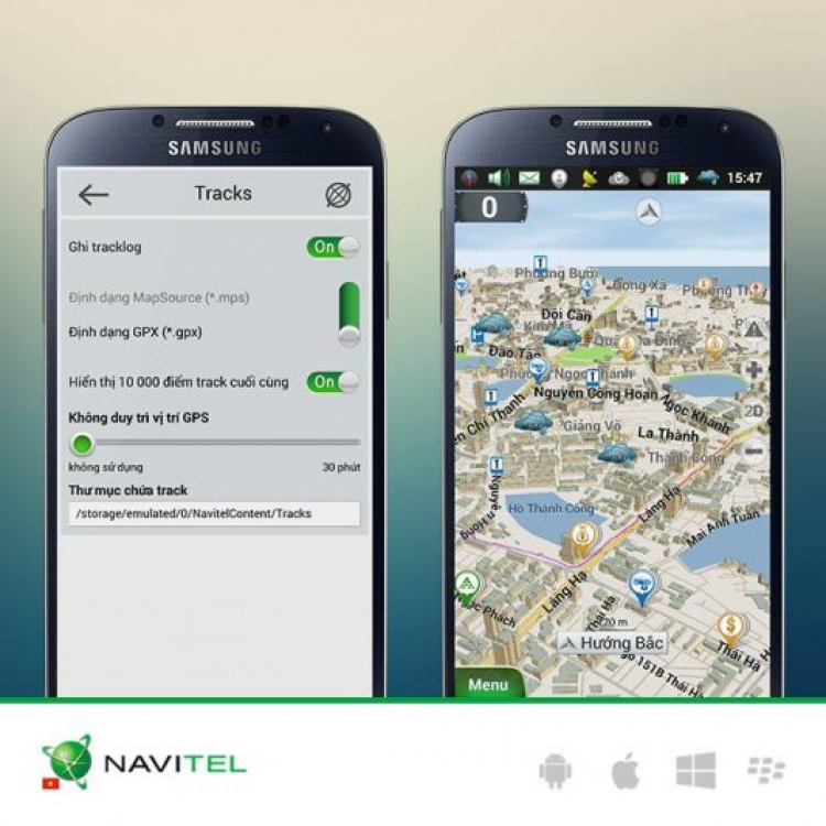 Tải và sử dụng phần mềm dẫn đường Navitel