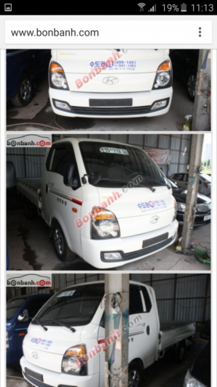 Hyundai Porter H100 giá từ 325 triệu đồng tại Việt Nam Hyundai Porter H100 giá từ 325 triệu đồng tại Việt Nam