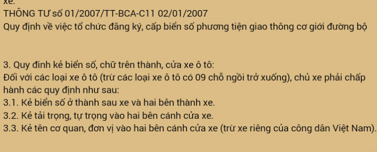 Xe bán tải có phải dán decan tên công ty, tải trọng ? Xe bán tải có phải dán decan tên công ty, tải trọng ?