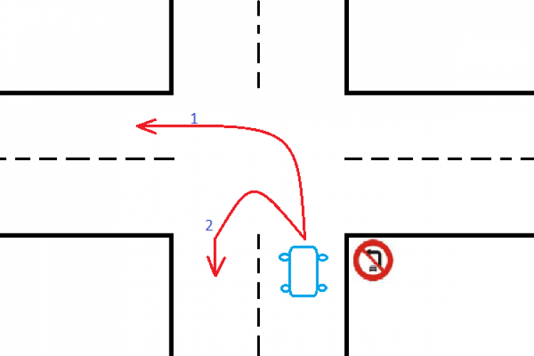 [Biển 103c] Trả lại tên cho em: "Đường cấm ô tô rẽ trái"