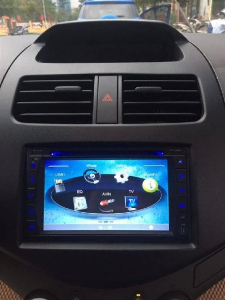 Dau DVD GPS cho spark matiz 3