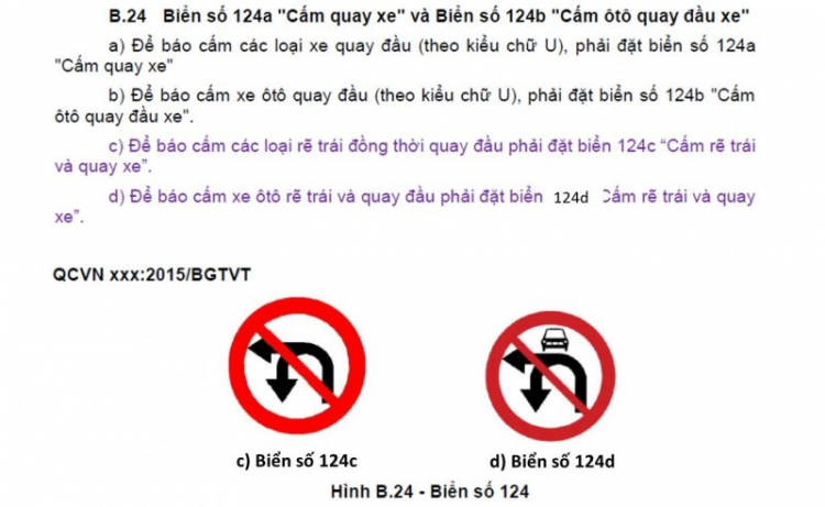 [Biển 103c] Trả lại tên cho em: "Đường cấm ô tô rẽ trái"