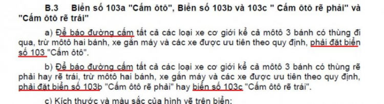 [Biển 103c] Trả lại tên cho em: "Đường cấm ô tô rẽ trái"