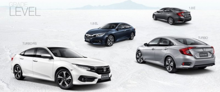 Honda Civic 2016 có giá từ 550 triệu đồng tại Thái Lan