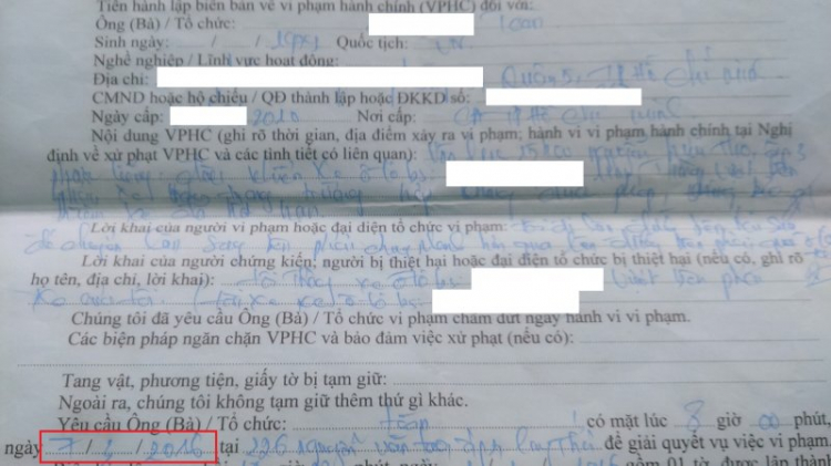 [CSGT Nhà Bè]: Ôtô chạy làn phải đường 1 chiều có 2 làn nét đứt, ko bảng phân làn (Standby nộp hs)