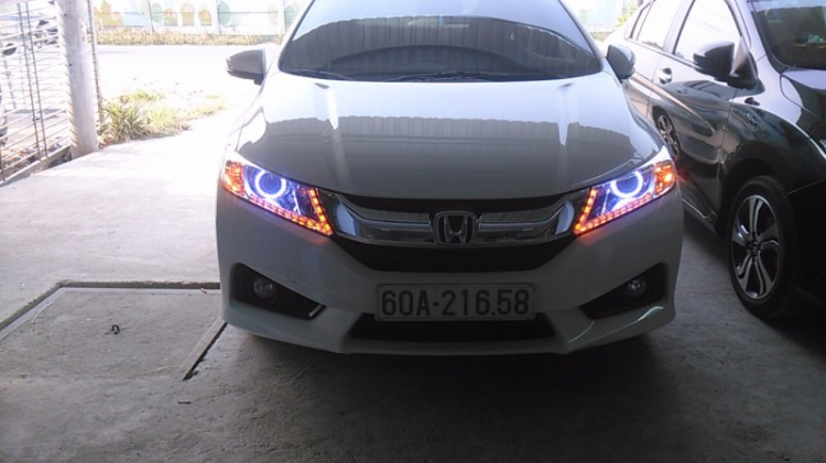 Hình ảnh các xe Honda City nâng cấp bi xenon tại VTworkshop.