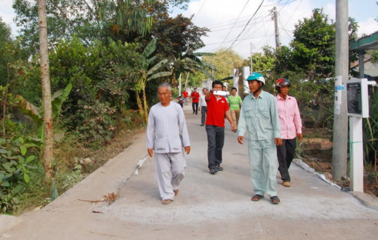 Khảo sát xây cầu từ thiện tại Huyện Thoại Sơn - An Giang