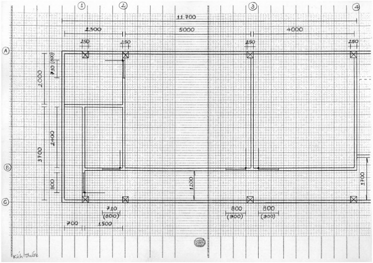 Em xin phép hỏi tí về kết cấu nhà phố 6m x 20m không chừa sân