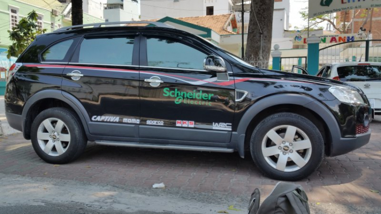 Captiva 2008 Sắc thái mới sau khi lên tem & decals mâm