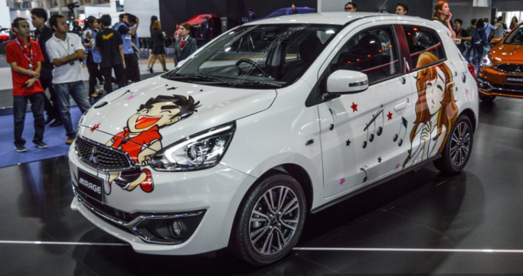 Mitsubishi Mirage 2016 cải tiến diện mạo ở Thái Lan