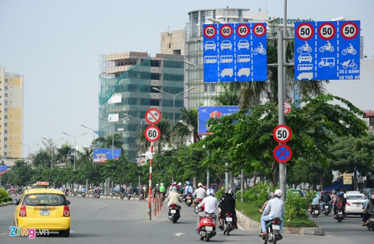 Giới hạn tốc độ đường Điện Biên Phủ là 60km/h